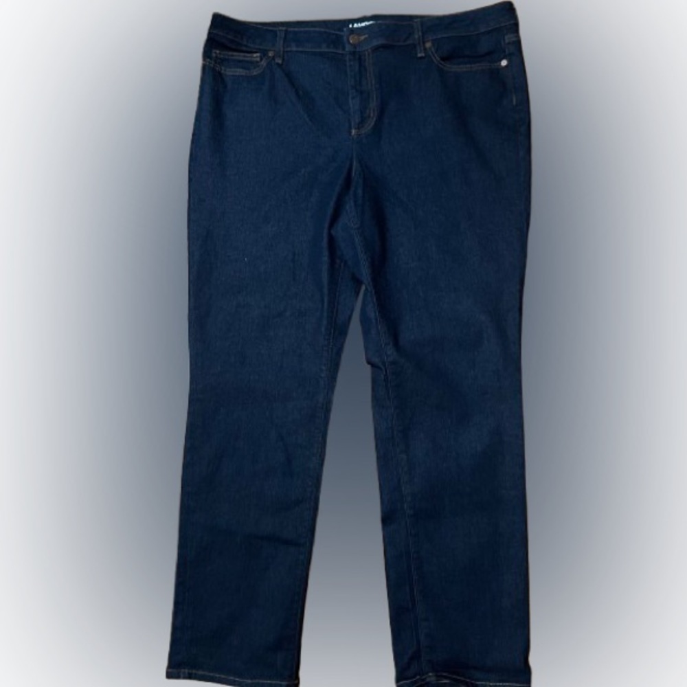 Lands’ End  Classic Blue Women's Jeans Size 18